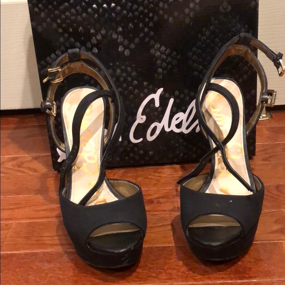Sam Edelman Black Heels